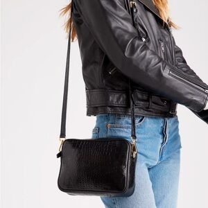 Italian Leather Crossbody Bag